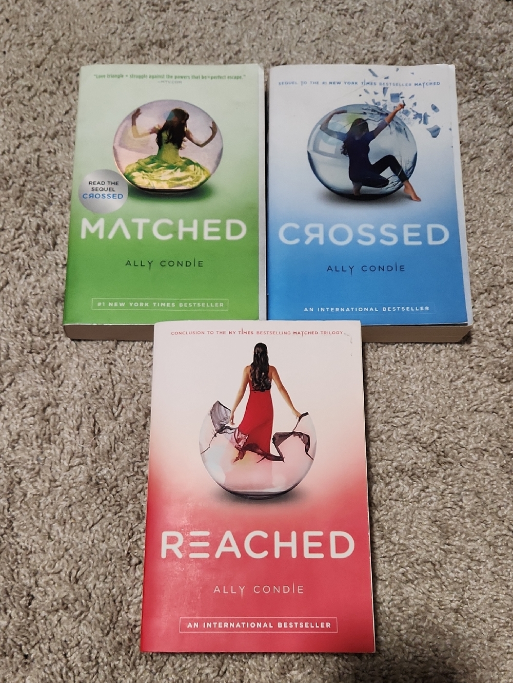 Ally Condie's Matched, Crossed, Reached Series